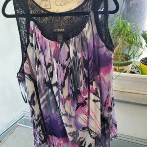 LANE BRYANT SHELL BLOUSE